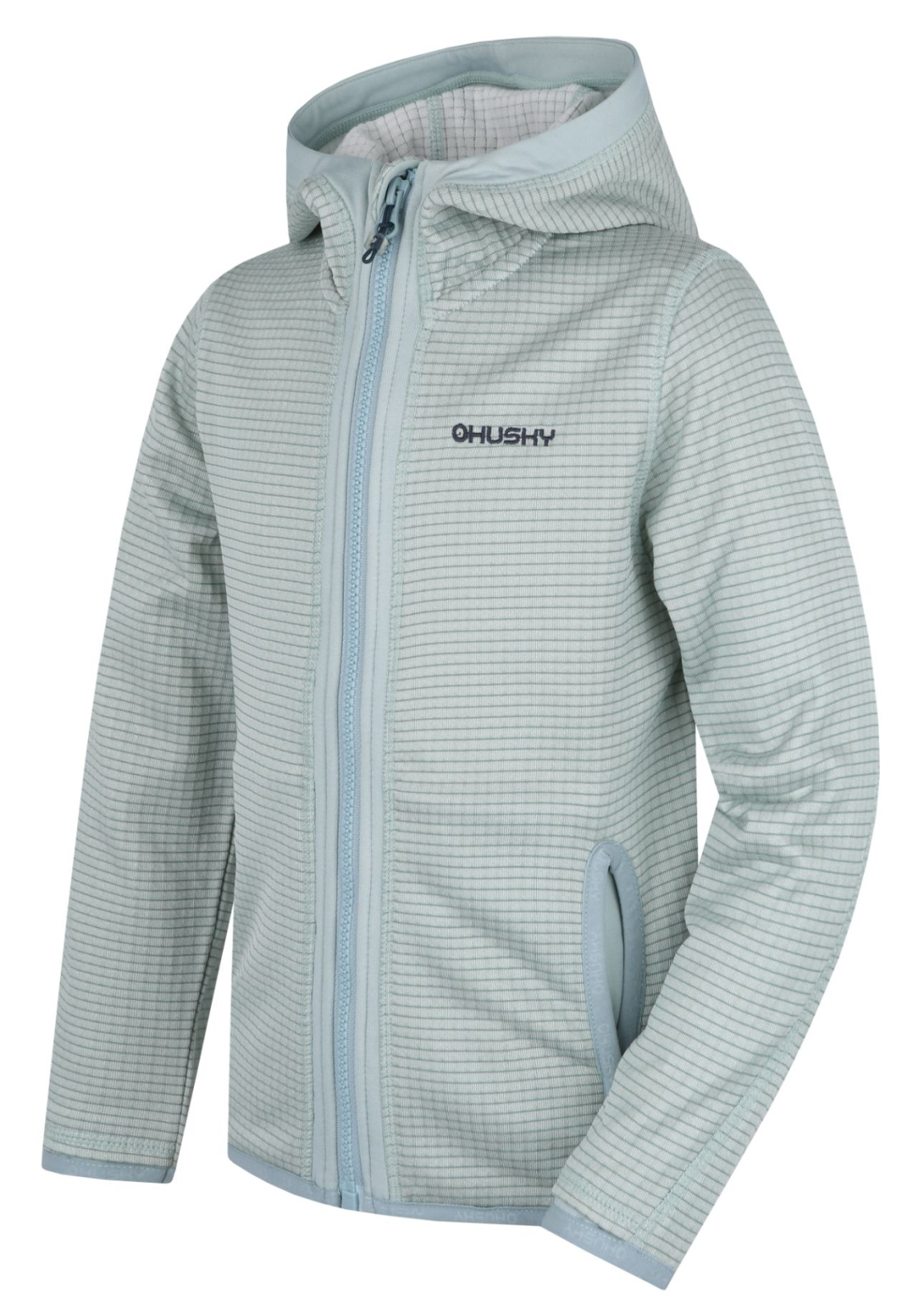 Husky Detská mikina s kapucňou Artic Zip K faded mint Veľkosť: 152