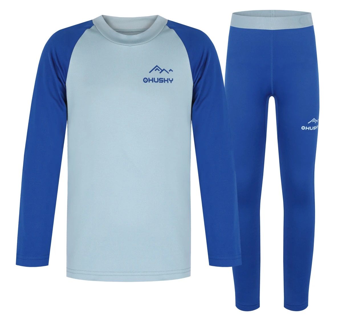 Husky Detská termobielizeň Active winter Tombo faded mint/blue Veľkosť: 140