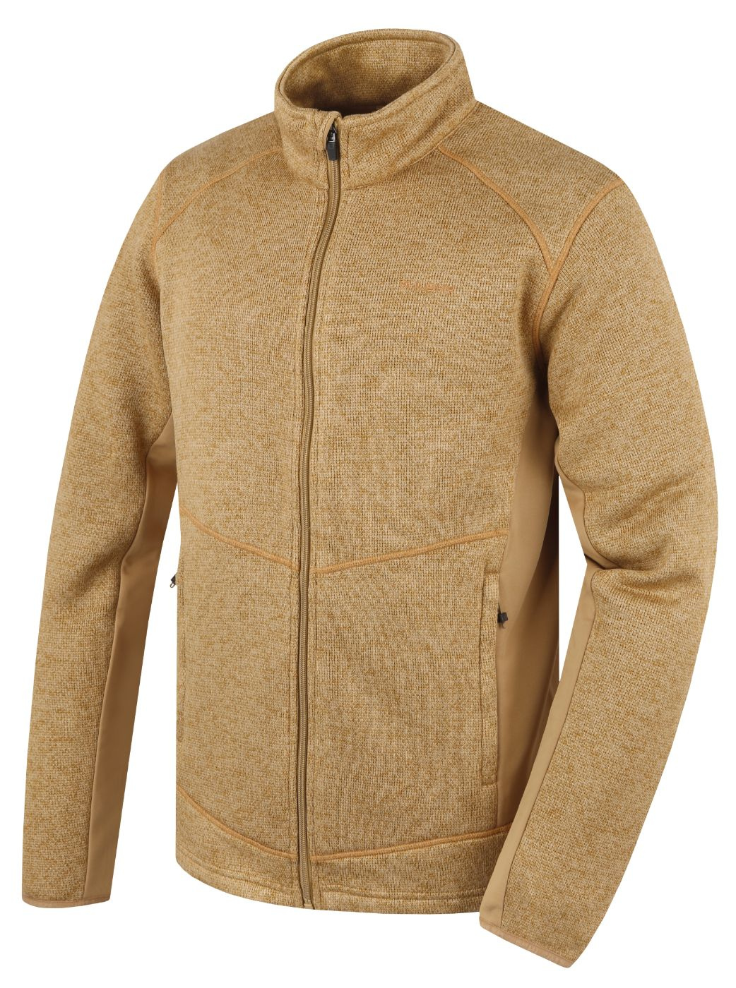 Husky Pánsky fleecový sveter na zips Alan M beige Veľkosť: S