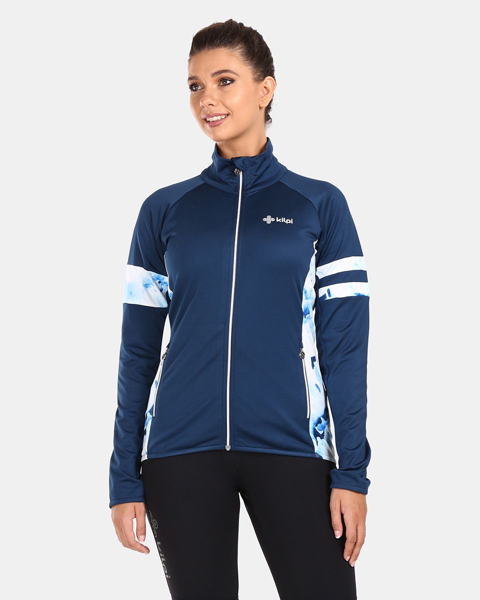 Kilpi JUNIE-W Tmavomodrá dámska mikina Veľkosť: 40