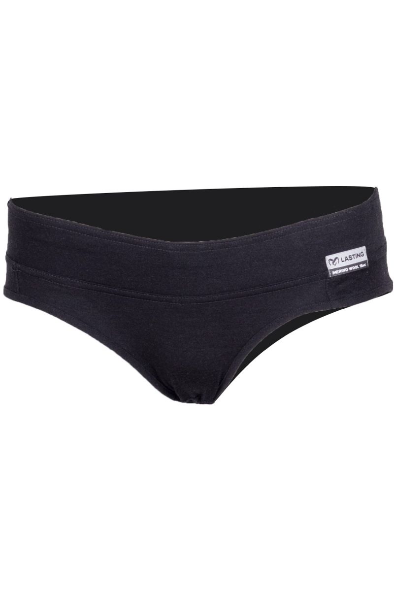 Lasting dámske merino nohavičky MAKI 9090 čierne Veľkosť: XL