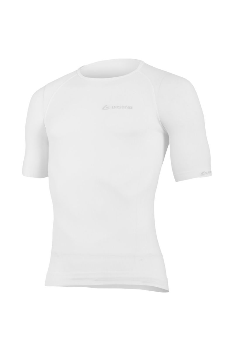 Lasting MARS 0180 biela termo bezšvové tričko Veľkosť: 2XL/3XL