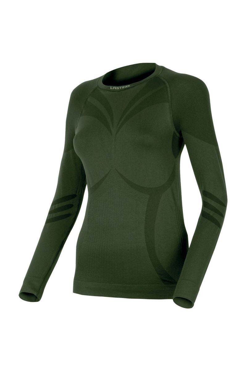 Lasting ATALA 6262 zelená termo bezšvové tričko Veľkosť: XXS/XS
