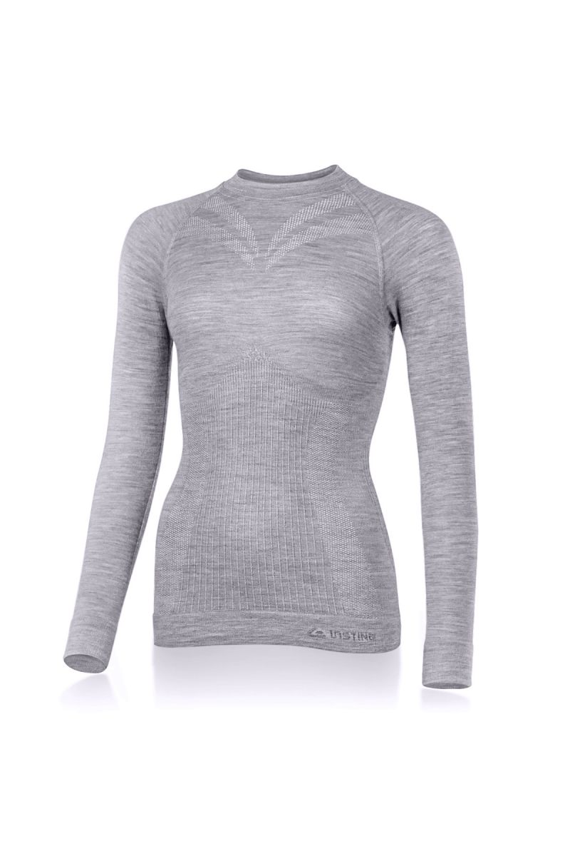 Lasting dámske merino tričko MATALA 8440 šedé Veľkosť: S/M