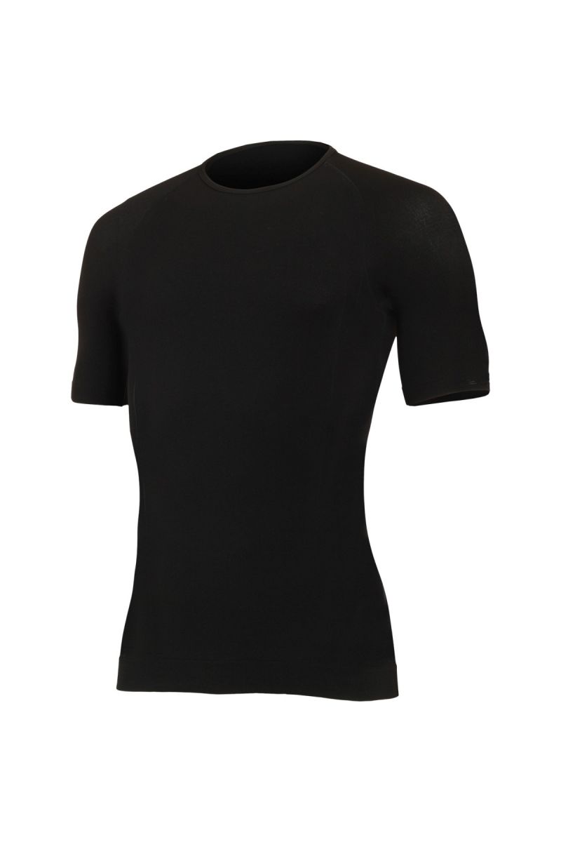 Lasting MARS 9090 čierne termo bezšvové tričko Veľkosť: XXS/XS