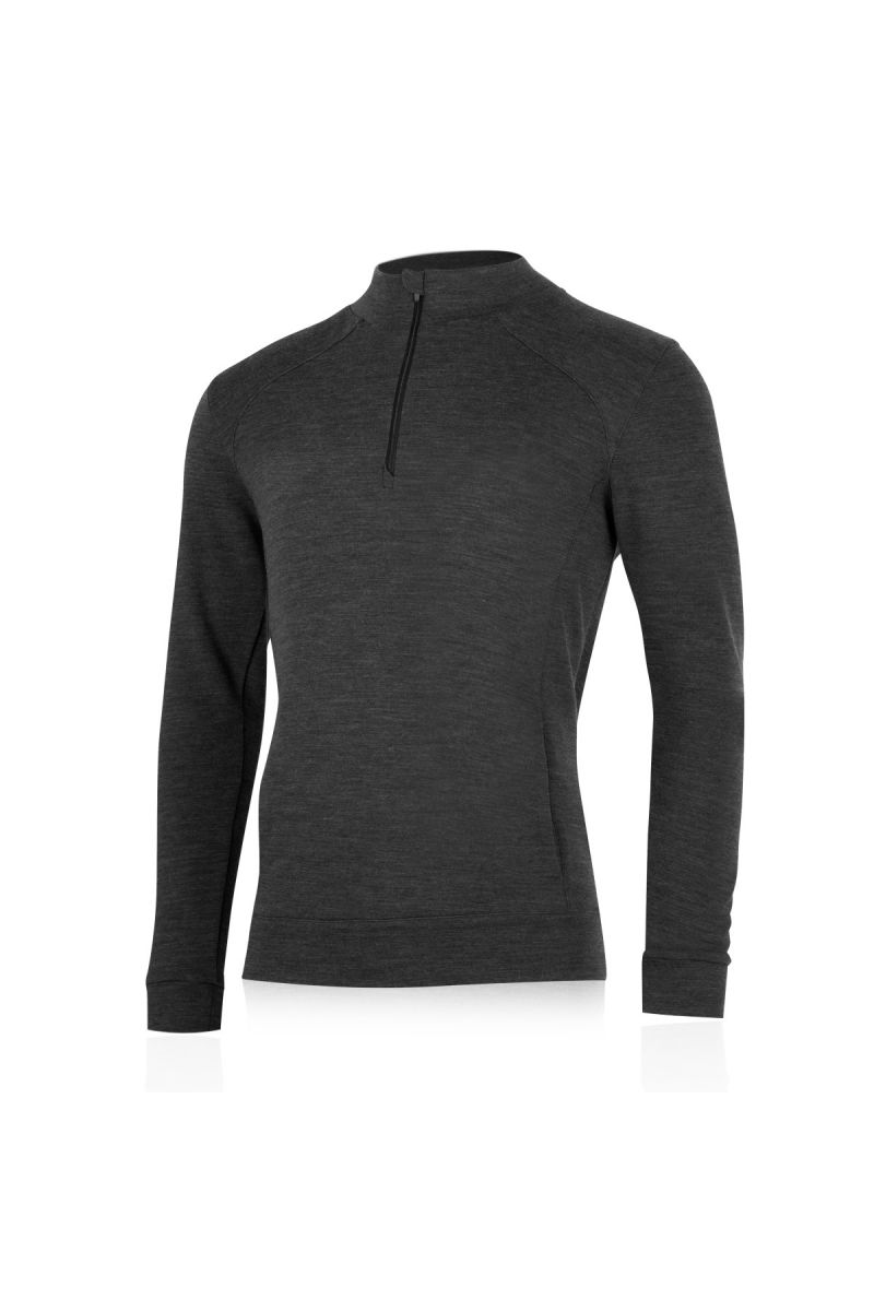 Lasting pánska merino mikina WARMIN 8160 sivá Veľkosť: M
