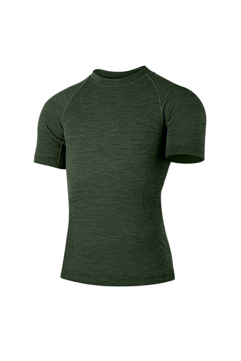 Lasting pánske merino tričko MABEL 6160 zelené Veľkosť: L/XL