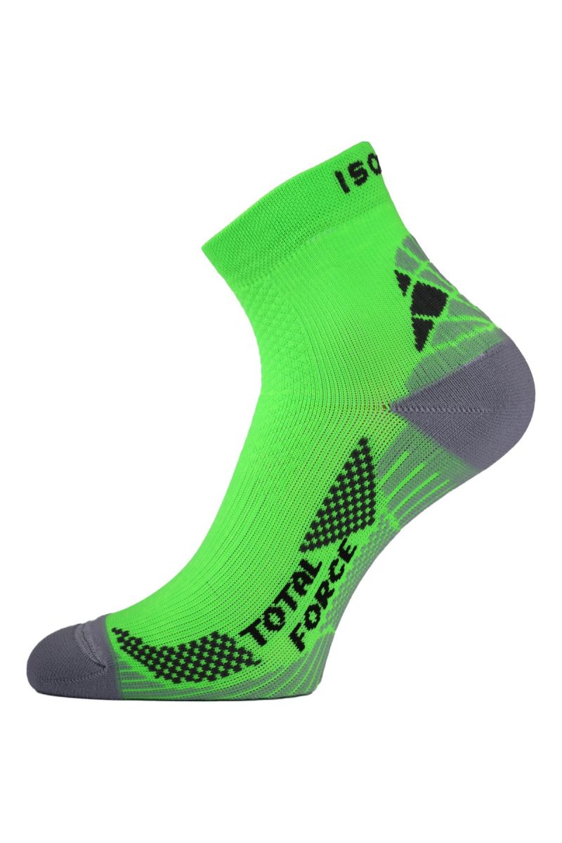 Lasting RTF 601 zelené bežecké ponožky Veľkosť: (38-41) M