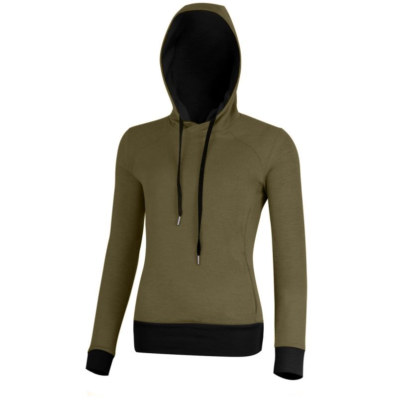 Lasting dámska merino mikina TORA 6369 zelená Veľkosť: M