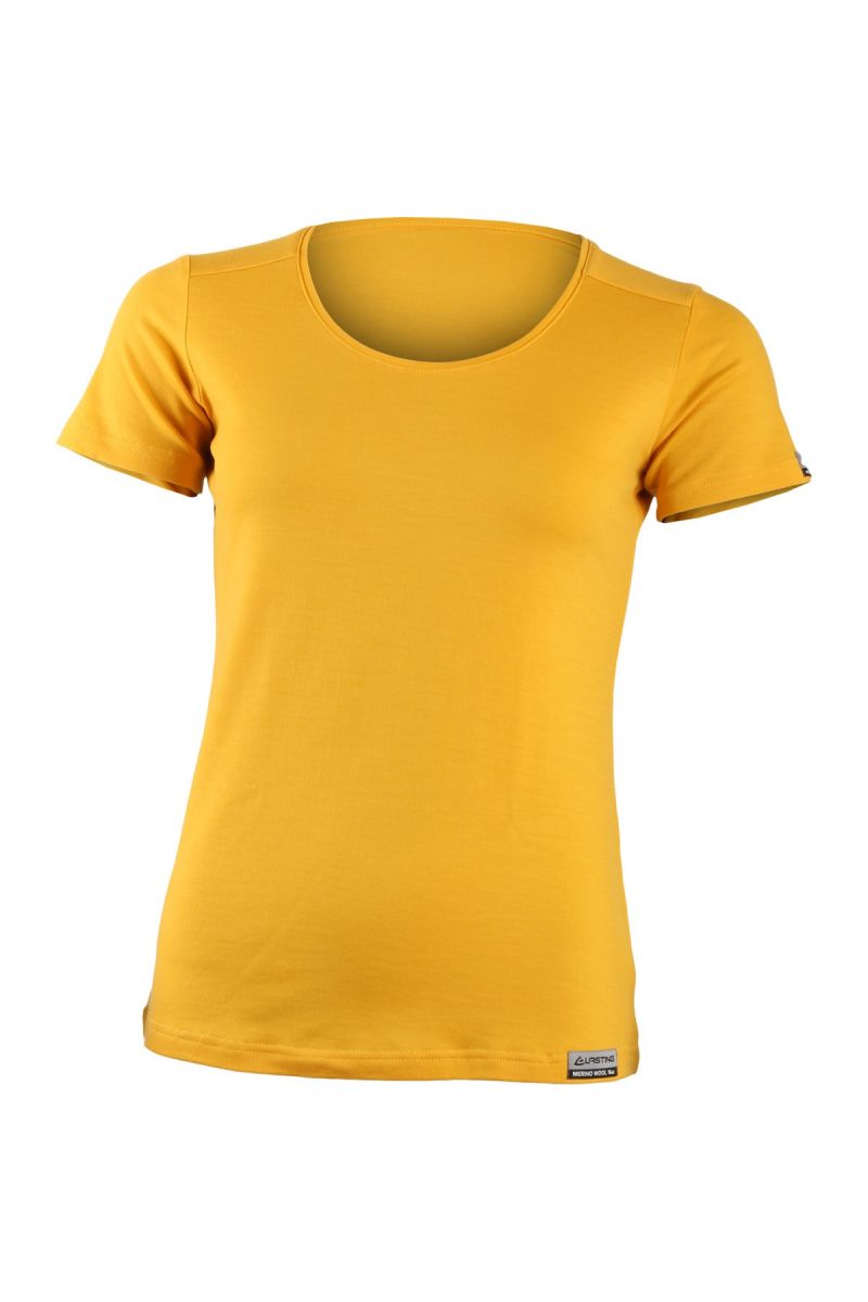 Lasting dámske merino tričko IRENA 2121 žlté Veľkosť: L 8596445010442