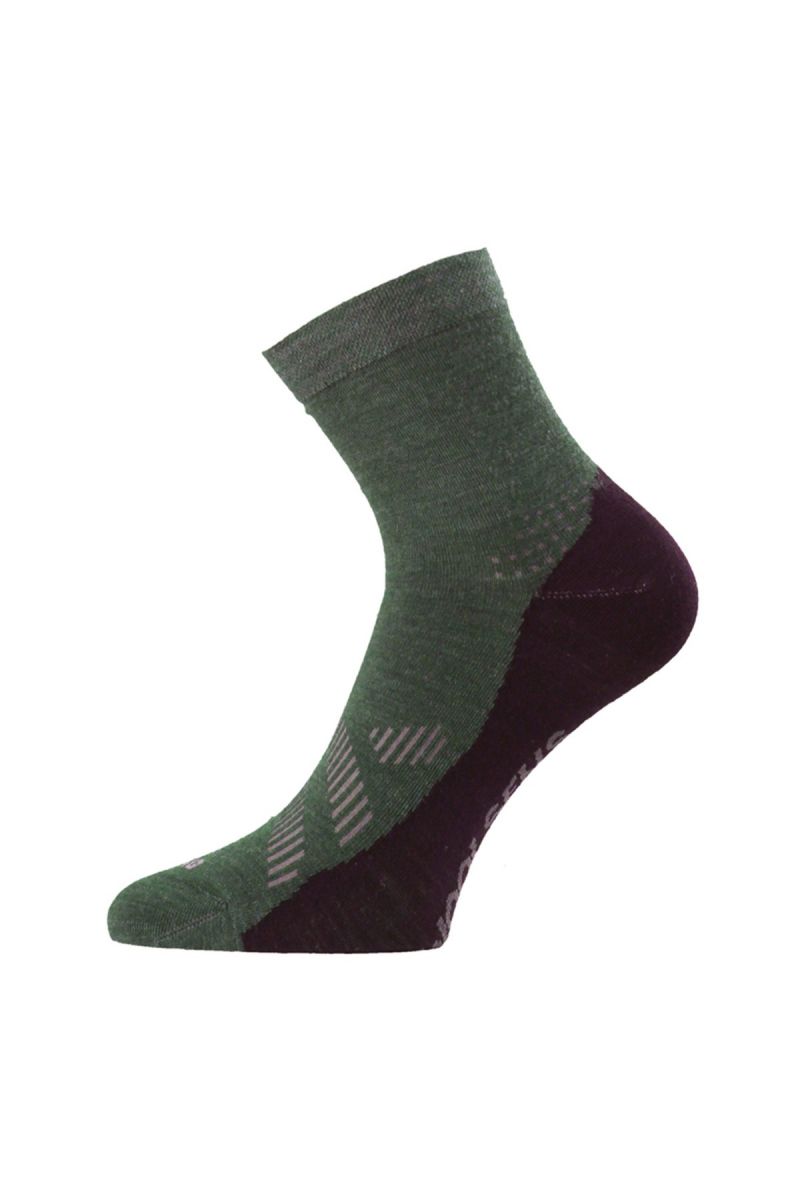 Lasting merino ponožky FWT 669 zelené Veľkosť: (42-45) L