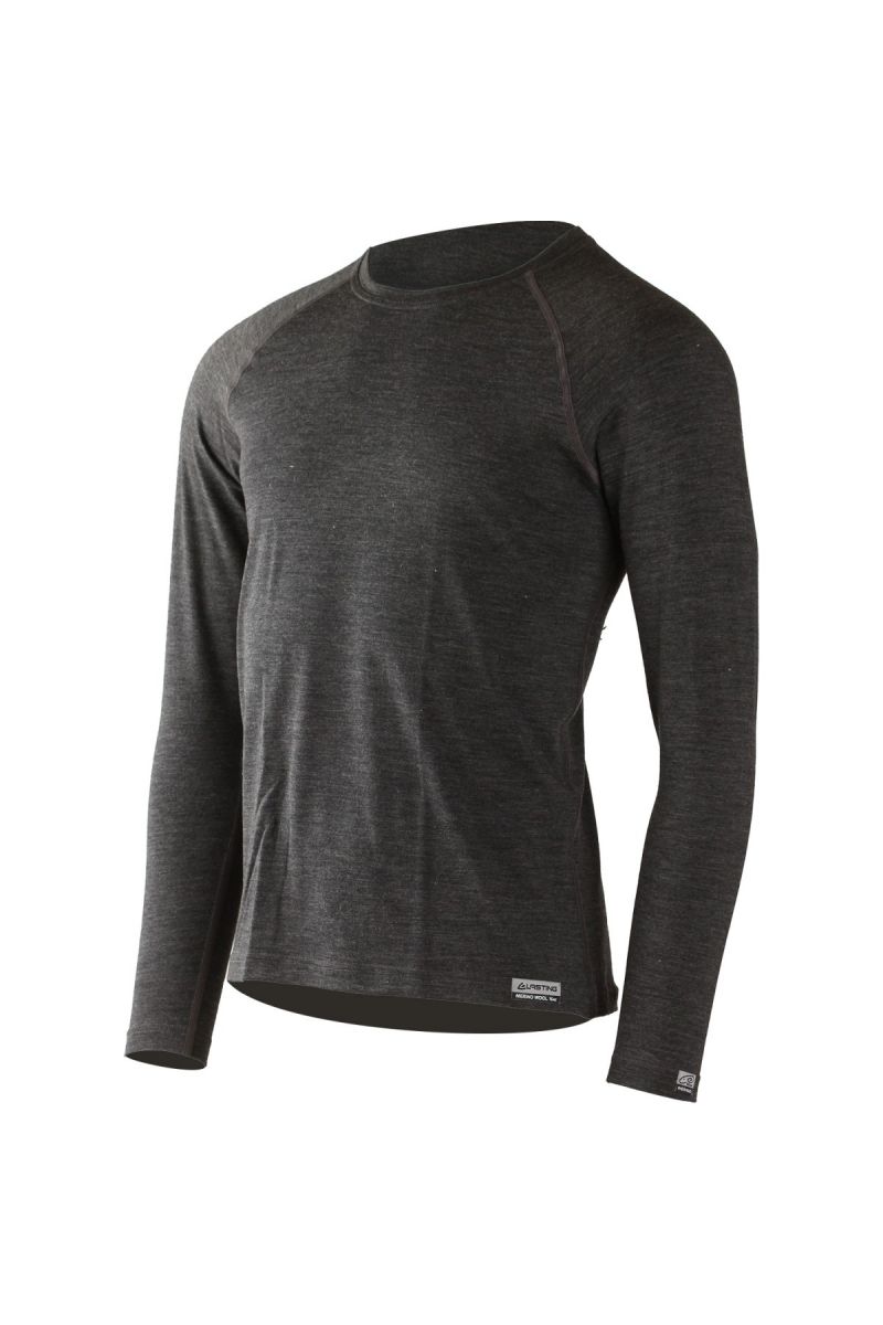 Lasting pánske merino tričko ATAR 8169 sivé Veľkosť: M