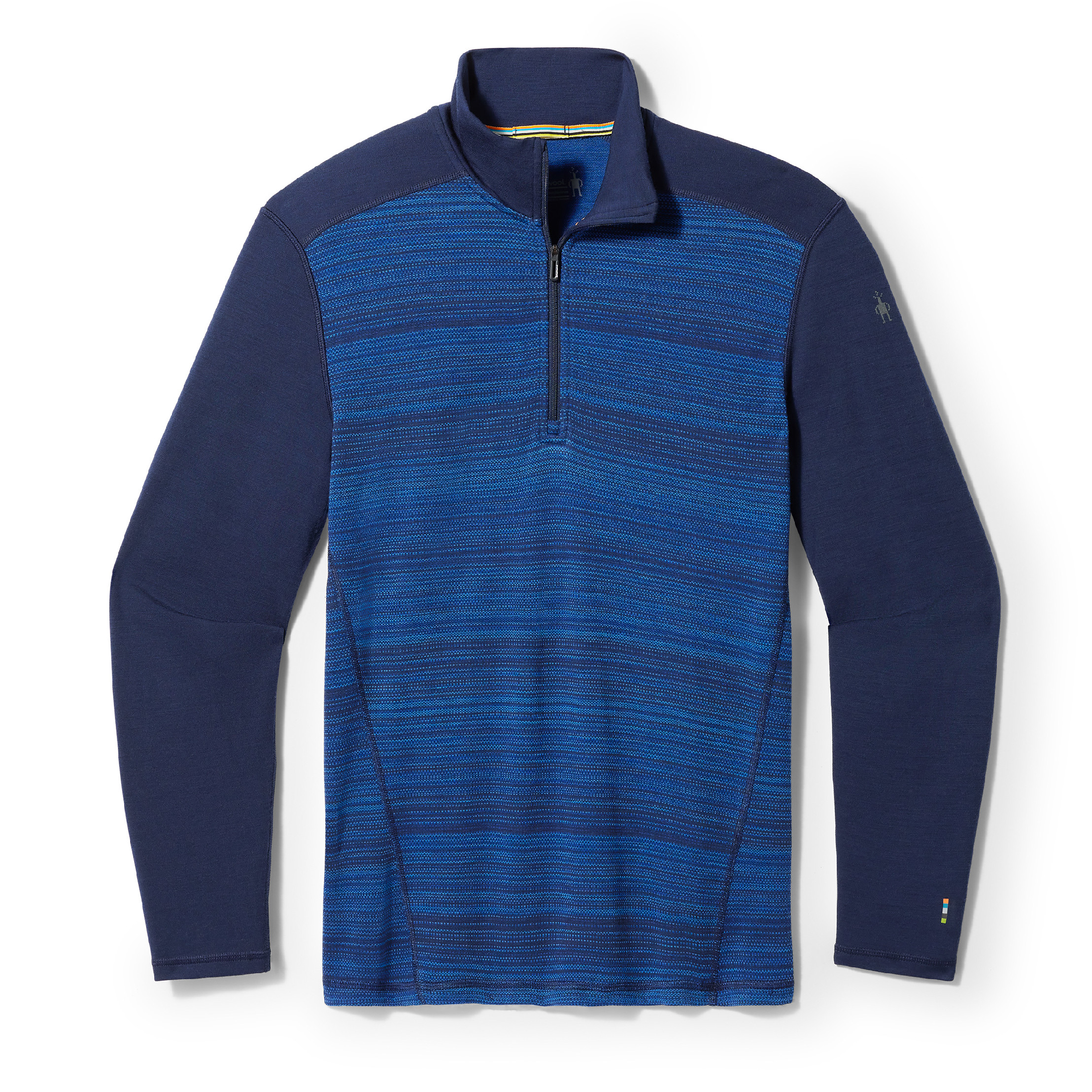 Smartwool CLASSIC THERMAL MERINO BL 1/4 Zip B deep navy color shift Veľkosť: L 196572853912