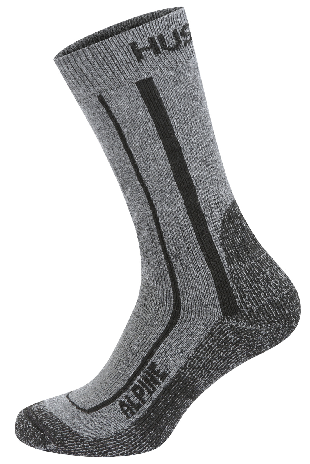 Husky Ponožky Alpine grey/black Veľkosť: M (36-40)