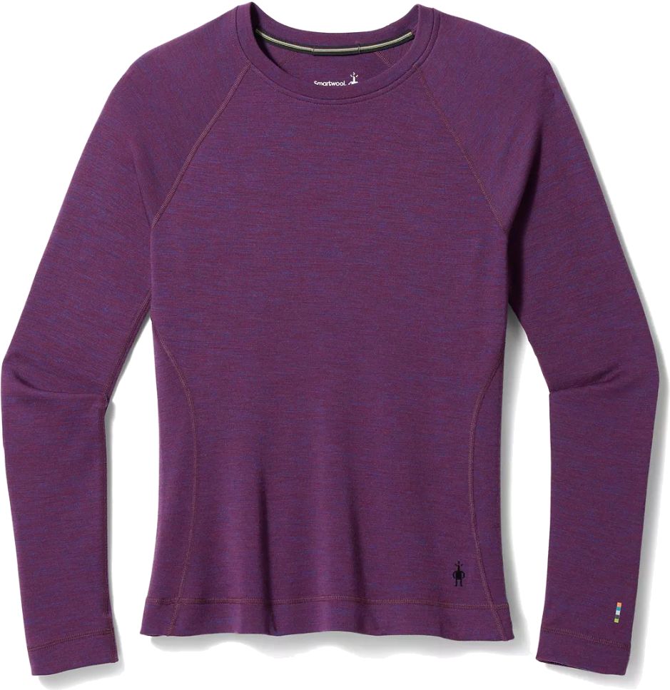 Smartwool W CLASSIC THERMAL MERINO BL CREW BOXED purple iris heather Veľkosť: L