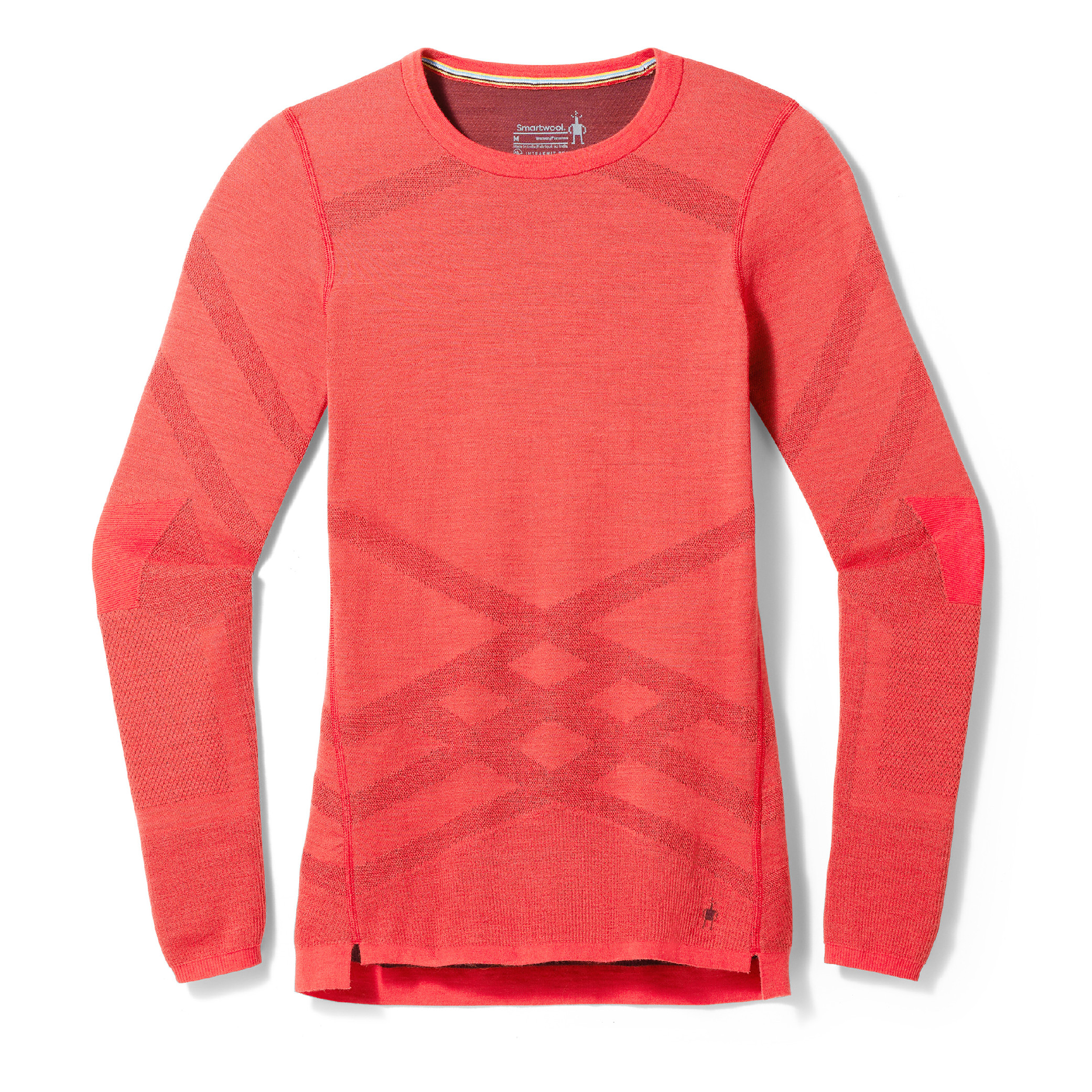 Smartwool W INTRAKNIŤ THERMAL MERINO BL CREW scarlet-black cherry Veľkosť: XS