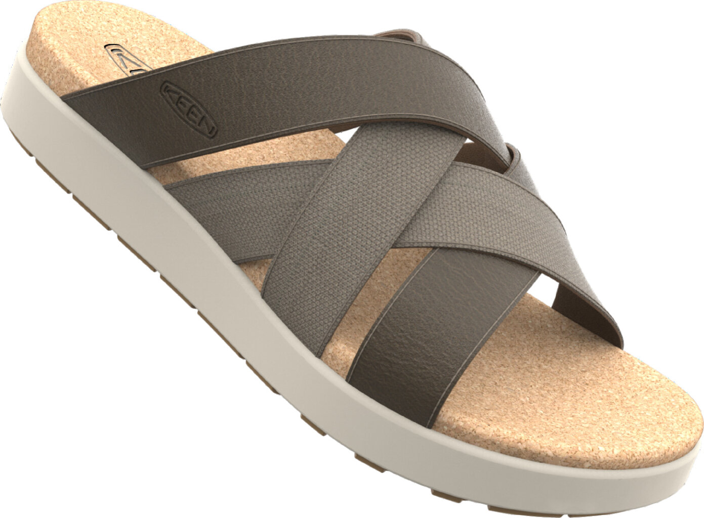 Keen ELLE MIXED SLIDE WOMEN brindle/birch Veľkosť: 37,5