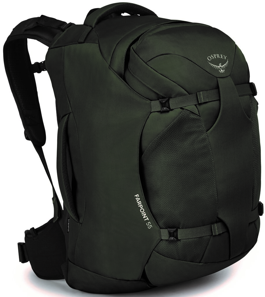 Osprey Farpoint 55 gopher green taška