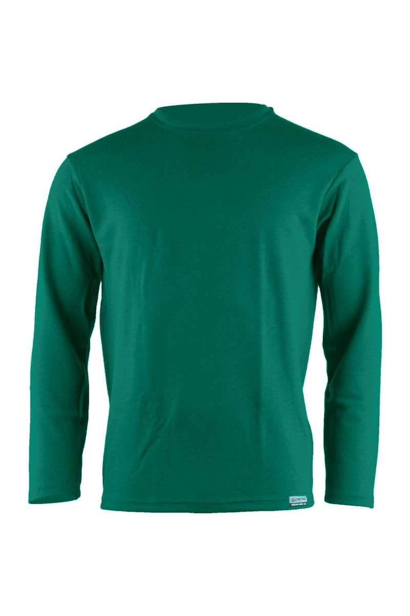 Lasting pánska merino mikina WOLK 6669 zelená Veľkosť: L