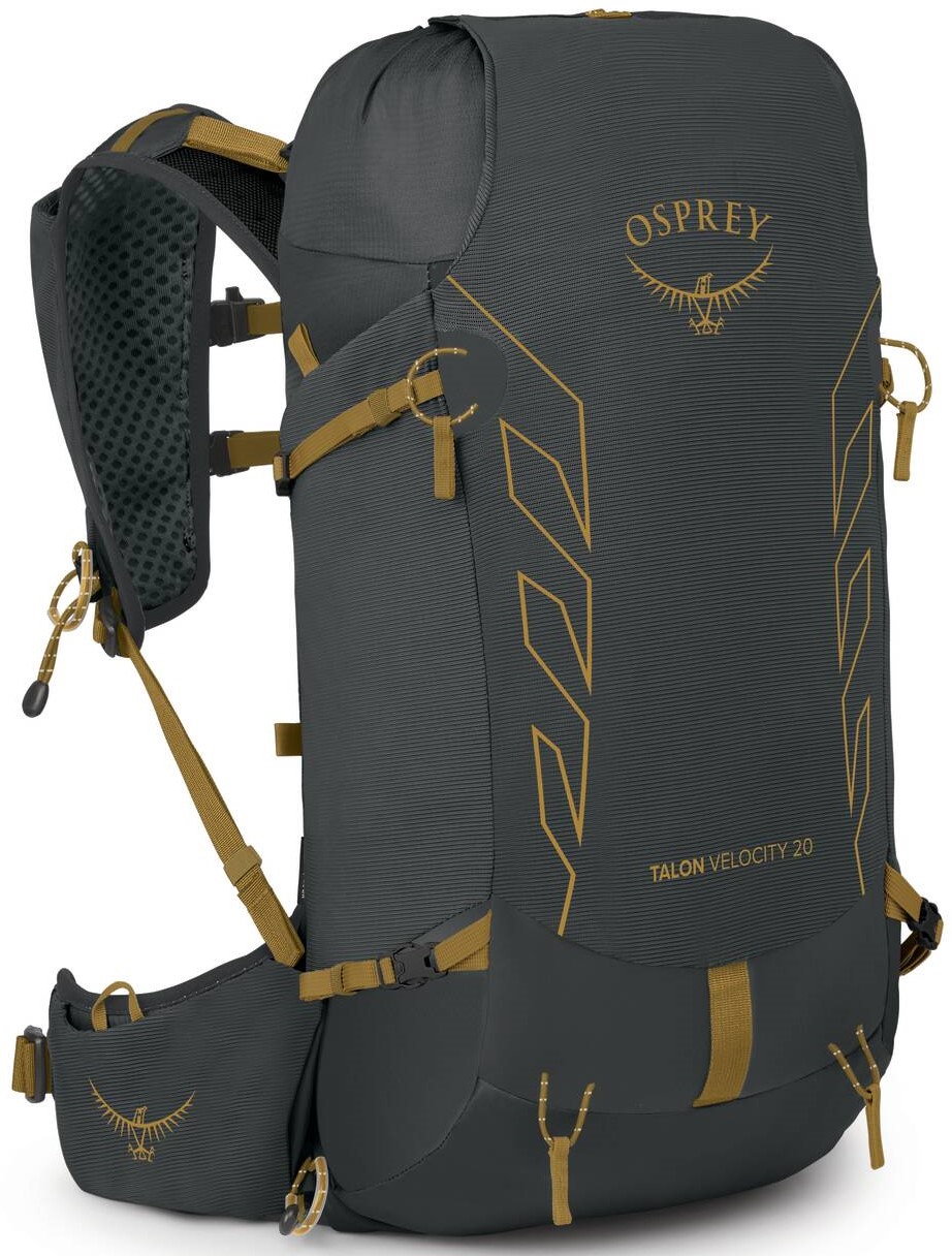 Osprey TALON VELOCITY 20 dark charcoal/tumbleweed yellow Veľkosť: S/M 843820179217