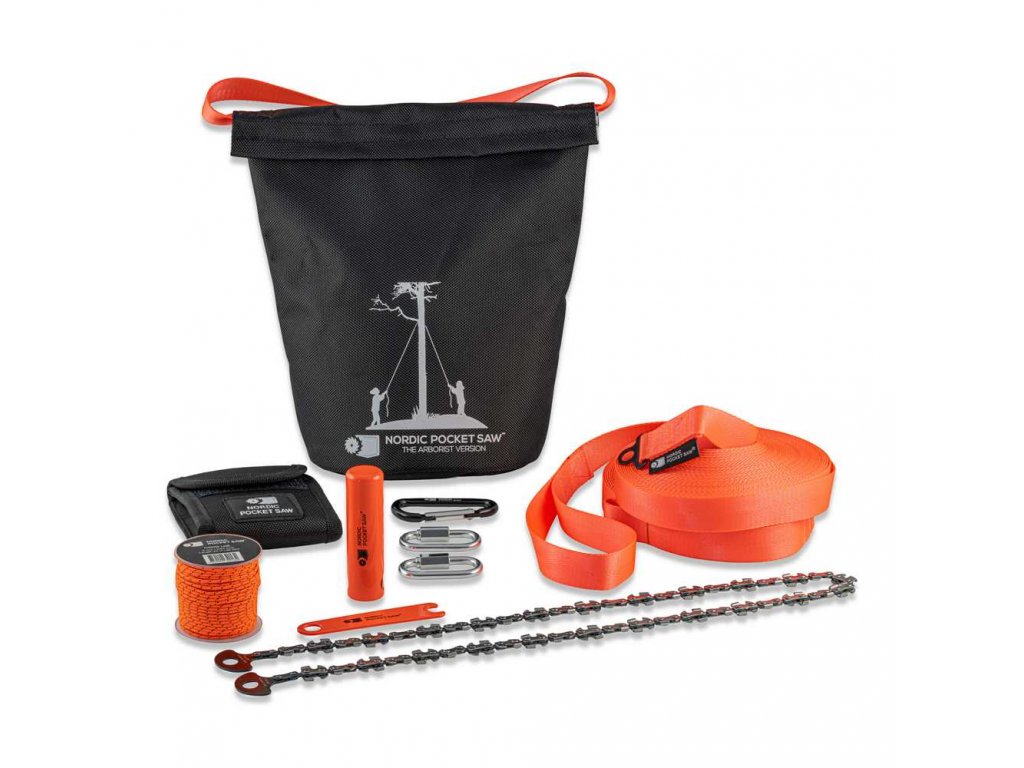 Nordic Pocket Saw Arborist V2 (Throw Saw) arboristická sada - reťazová píla