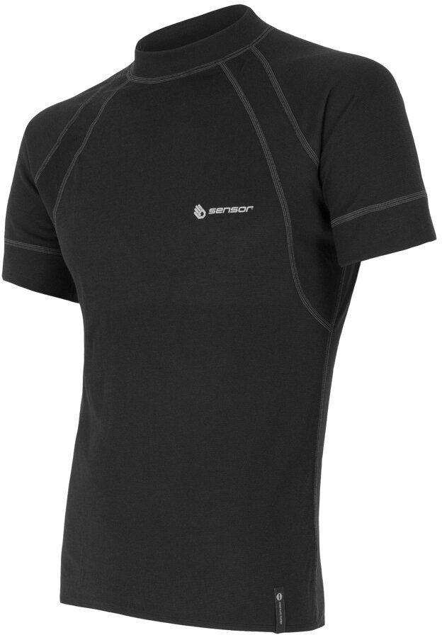 SENSOR DOUBLE FACE pánske tričko kr.rukáv čierna Veľkosť: XXL