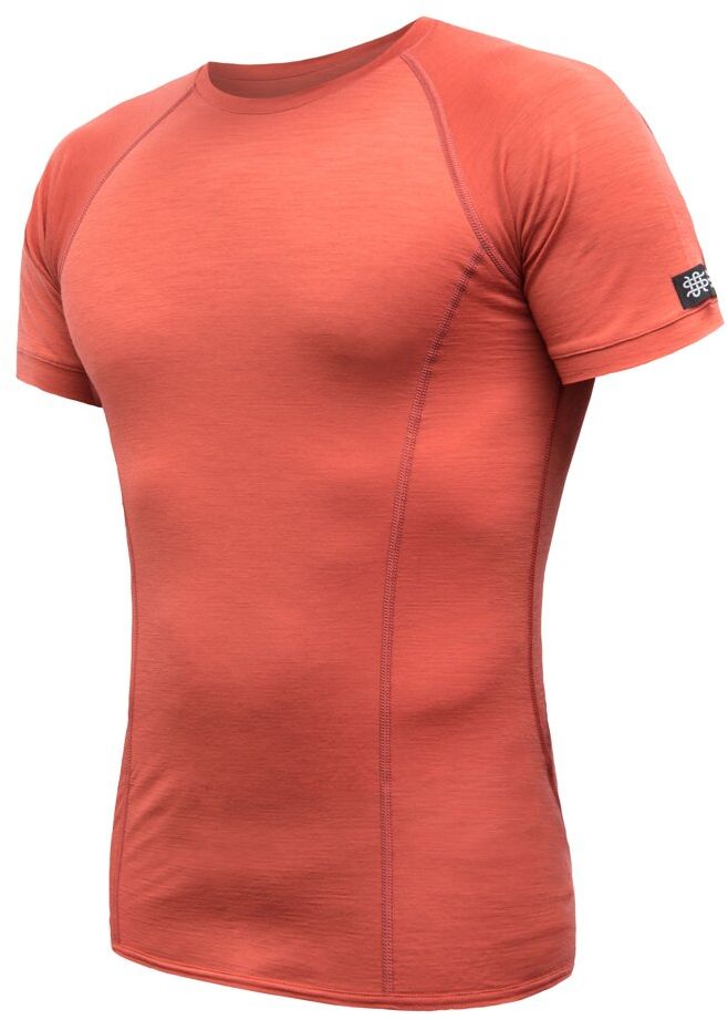 SENSOR MERINO ACTIVE pánske tričko kr.rukáv terracotta Veľkosť: L 8592837098012