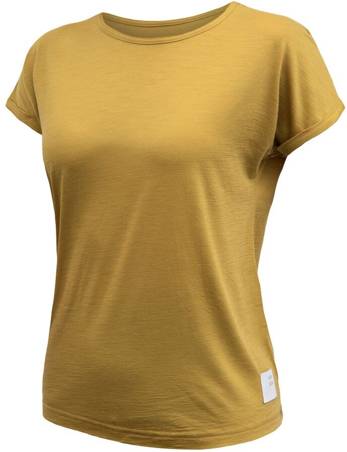SENSOR MERINO AIR traveller dámske tričko kr.rukáv mustard Veľkosť: L