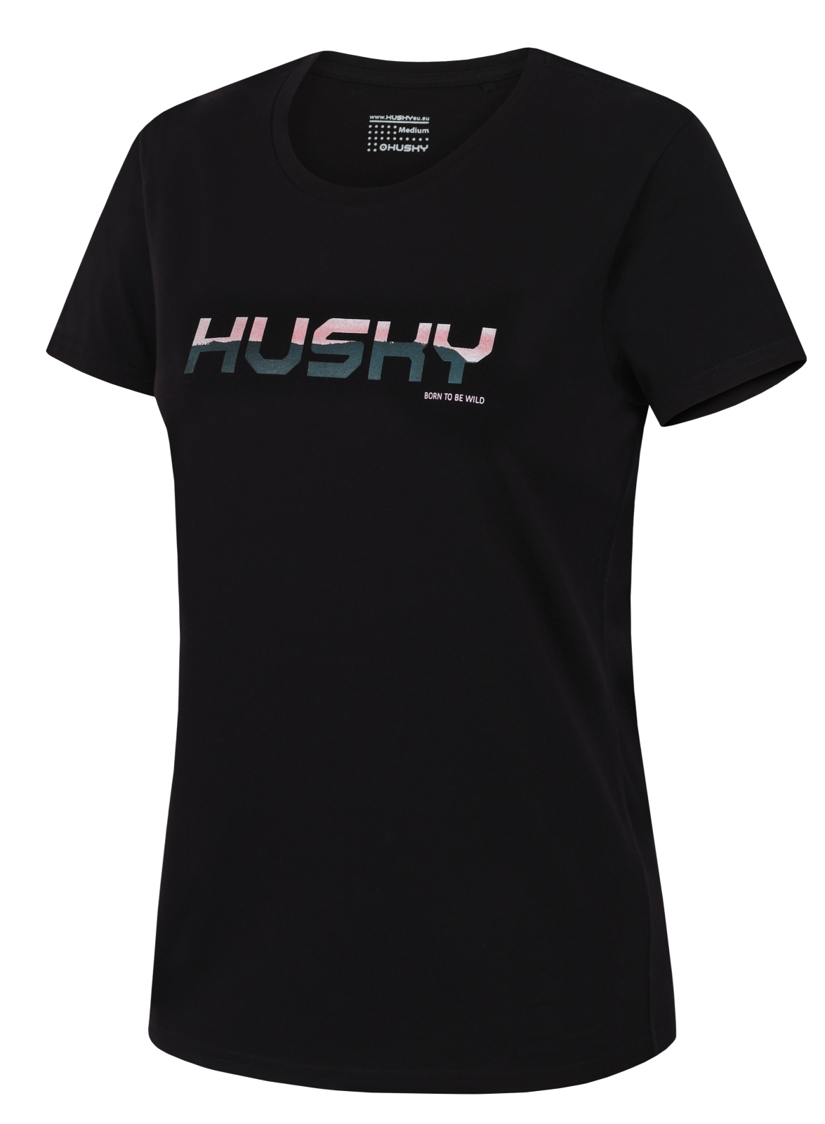 Husky Dámske bavlnené tričko Tee Wild L black Veľkosť: M