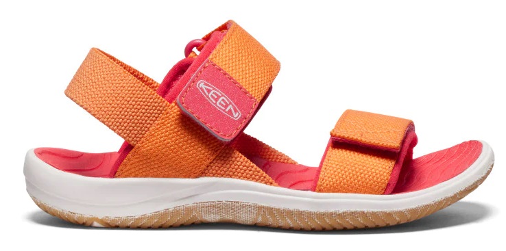 Keen ELLE BACKSTRAP CHILDREN tangerín/cayenne Veľkosť: 25/26 detské sandále