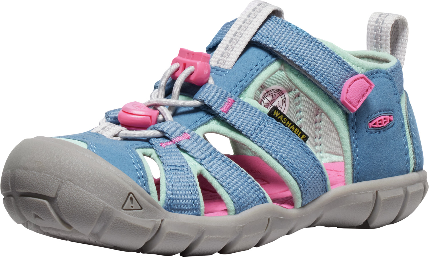 Keen SEACAMP II CNX Children coronet blue/hot pink Veľkosť: 31 detské sandále