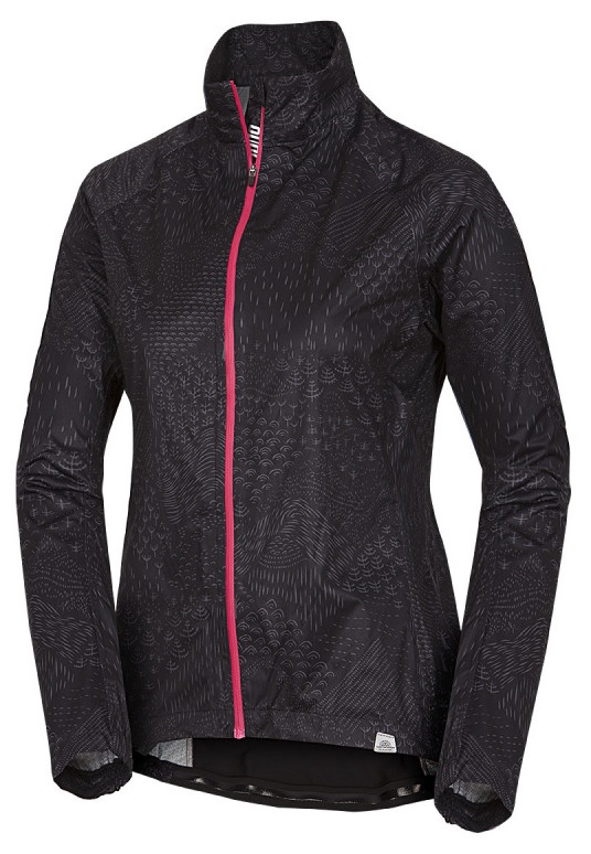 Northfinder CECILIA BU-4990MB-384 black print dámska cyklistická bunda na celú sezónu Veľkosť: S 8584153345062