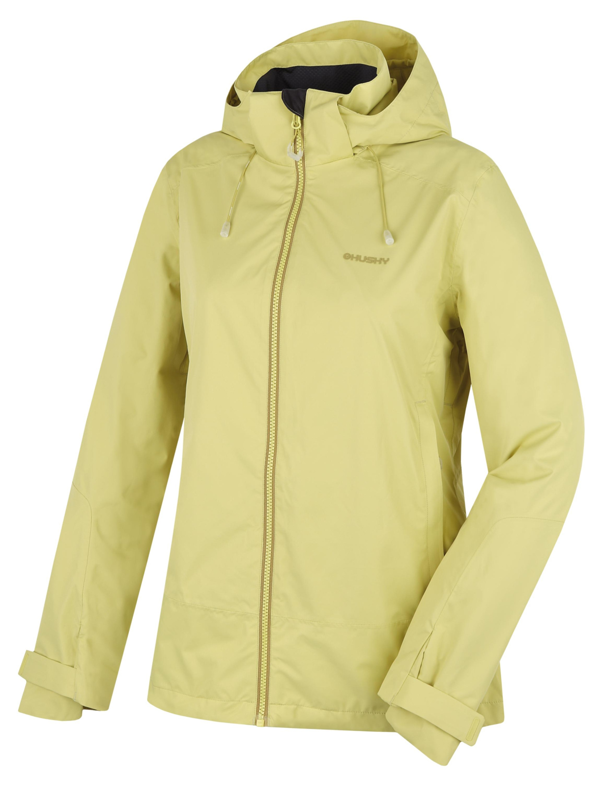 Husky Dámska hardshell bunda Nelory L light green Veľkosť: L