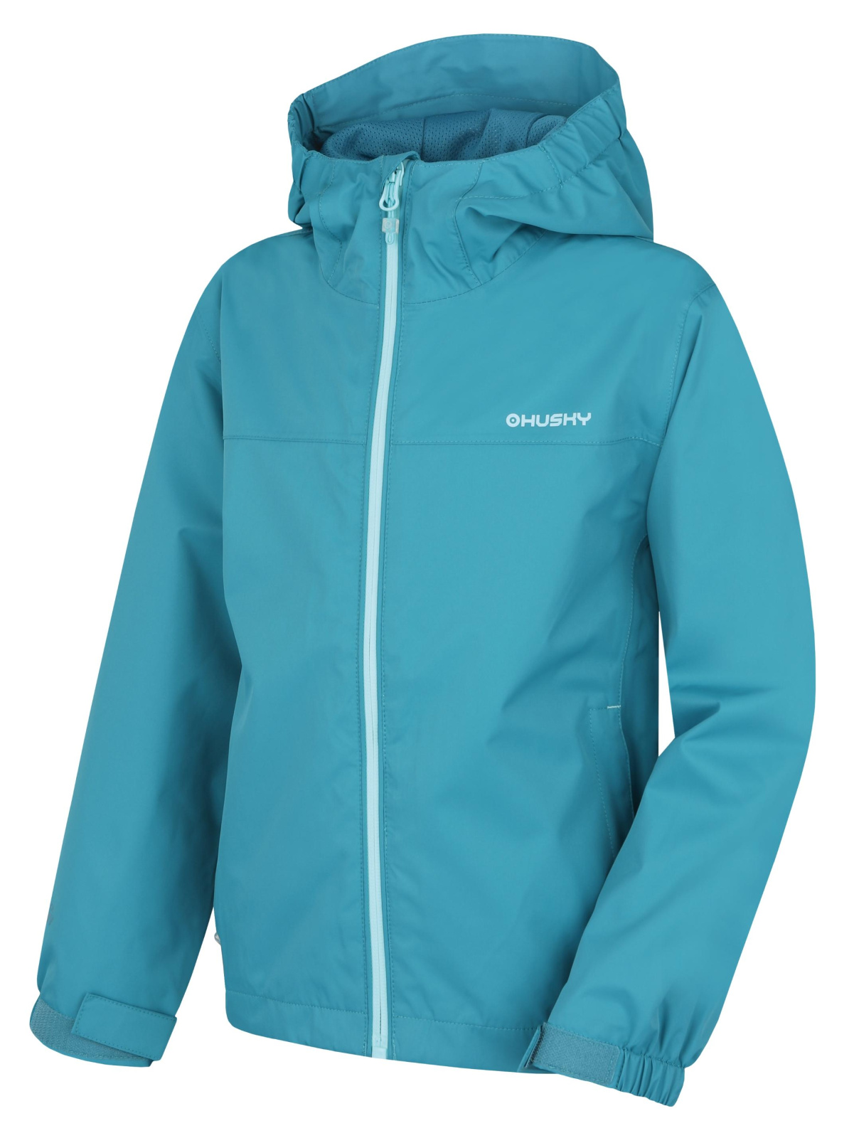 Husky Detská hardshell bunda Nelory K faded turquoise Veľkosť: 140