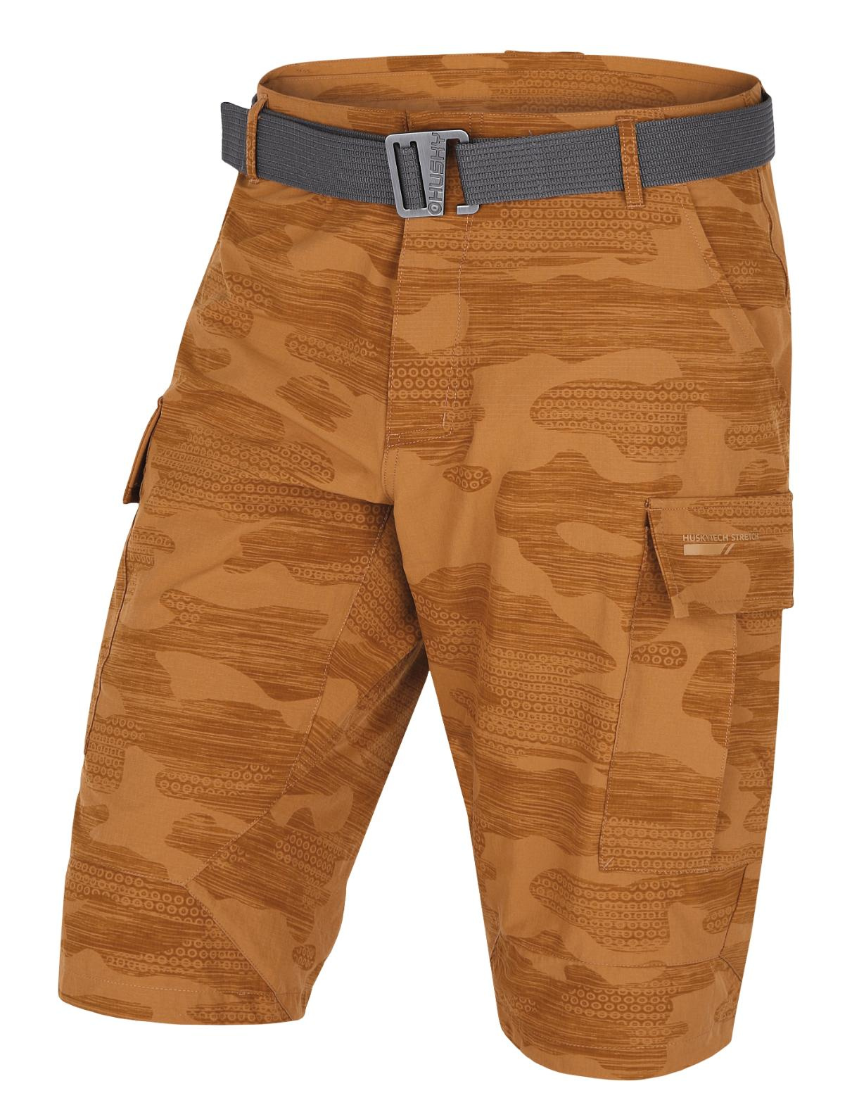 Husky Pánske funkčné kraťasy Kalfer M dark mustard Veľkosť: M