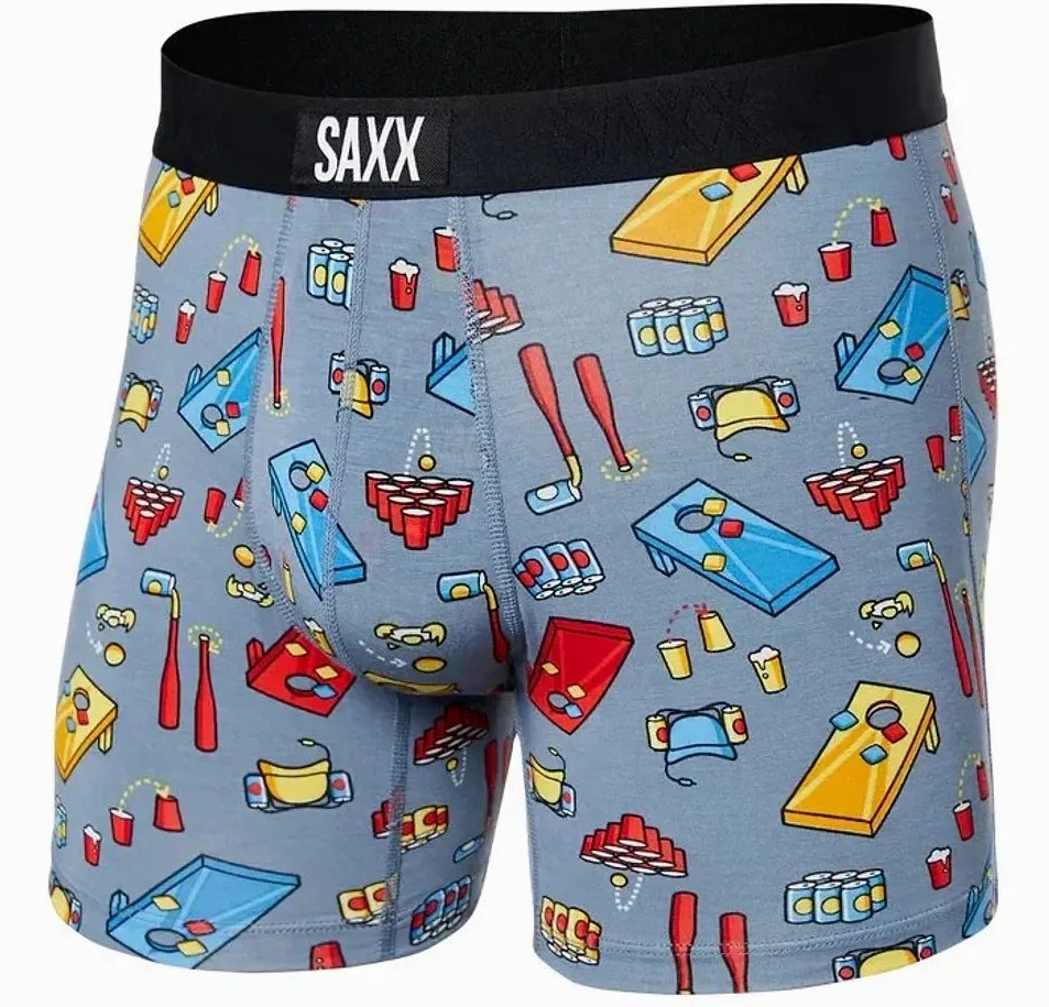 Saxx VIBE SUPER SOFT BB pivo olympics-grey Veľkosť: M boxerky