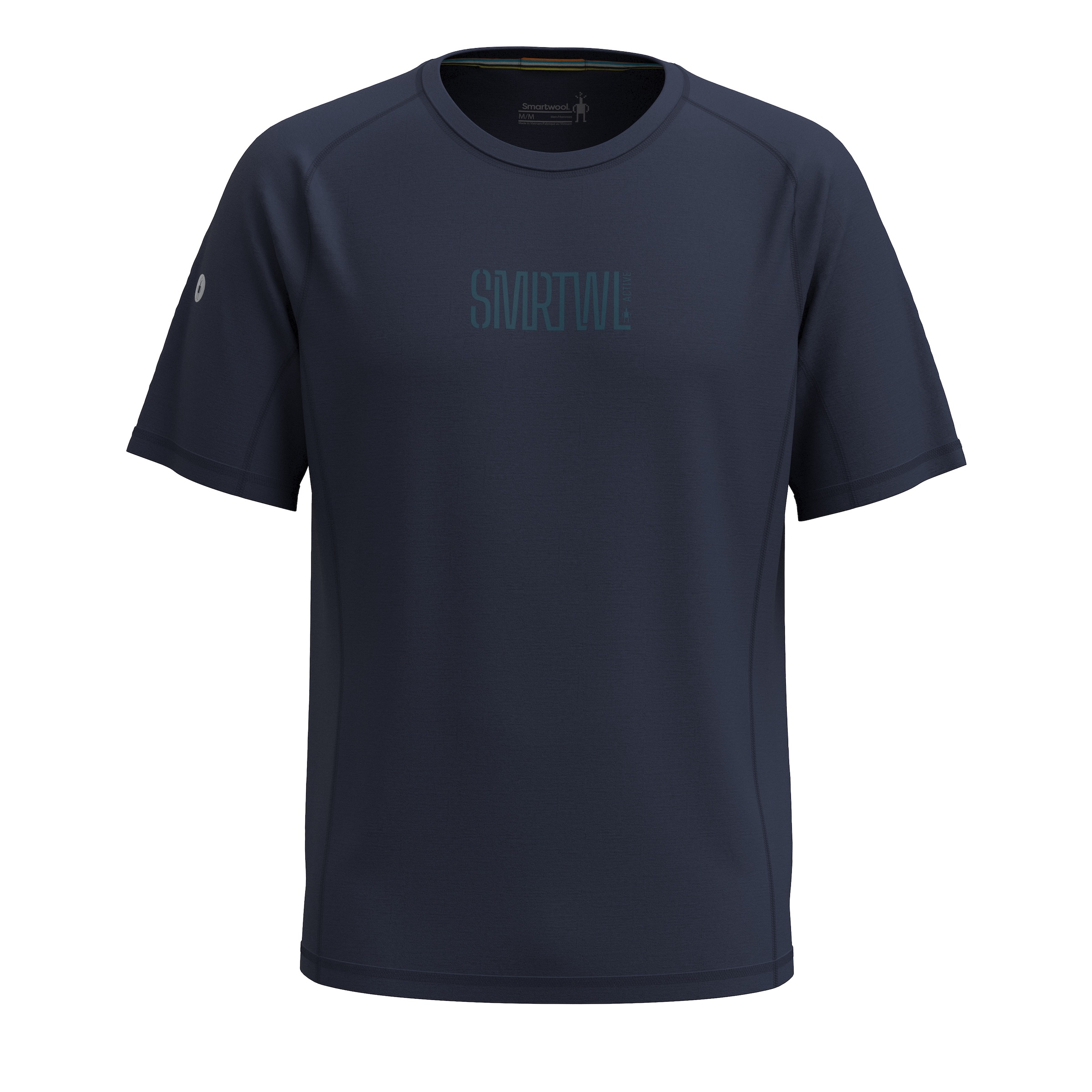 Smartwool M ACTIVE ULTRALITE GRAPHIC SS TEE deep navy-twilight blue Veľkosť: S