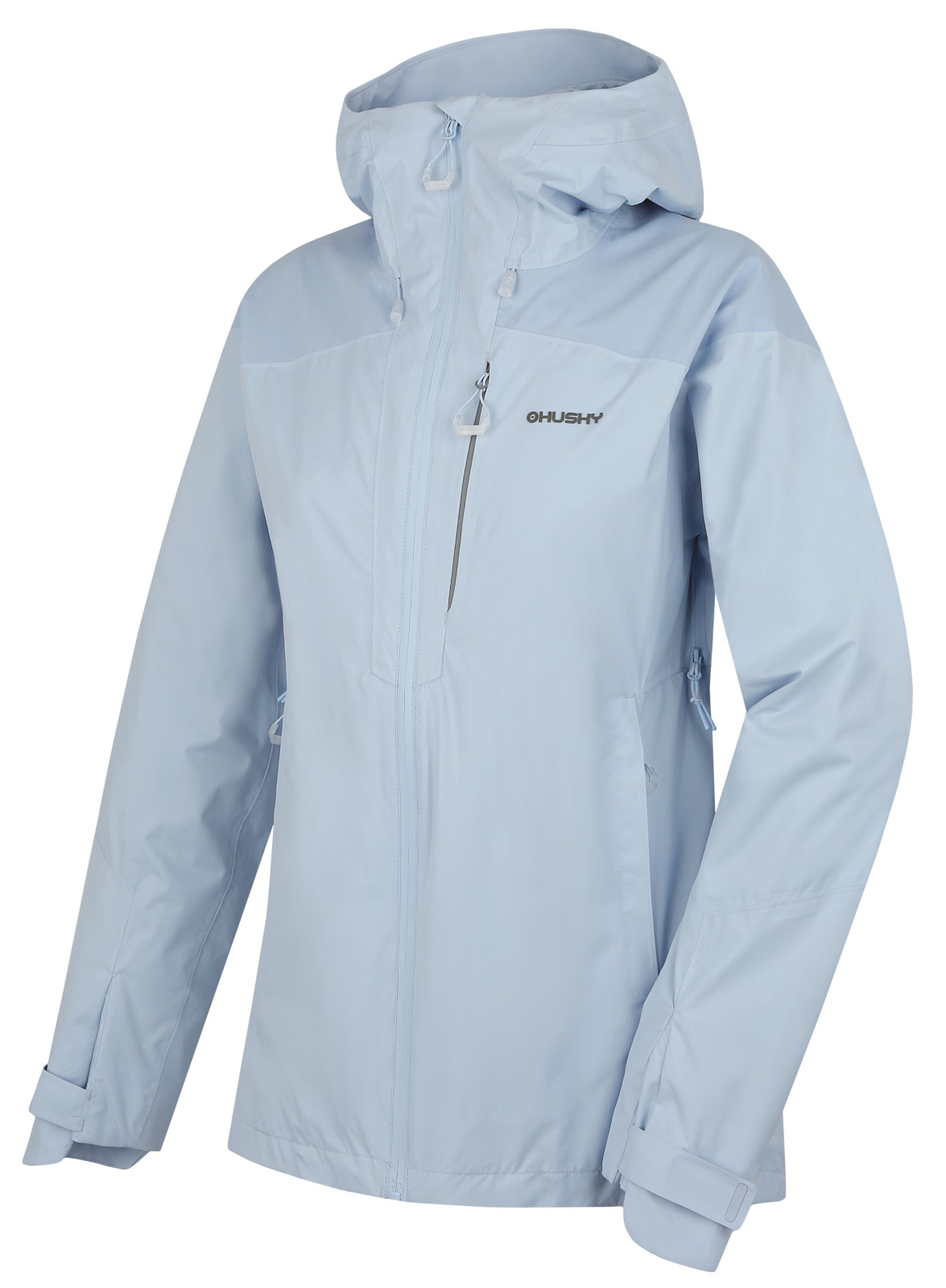 Husky Dámska hardshell bunda Nicker L light blue Veľkosť: L