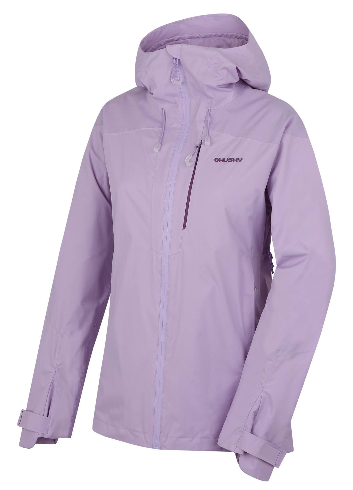Husky Dámska hardshell bunda Nicker L light purple Veľkosť: M