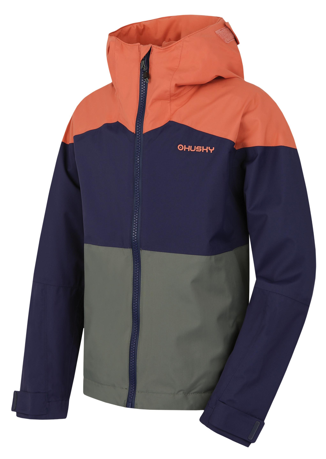 Husky Detská hardshell bunda Nicker K faded green Veľkosť: 134