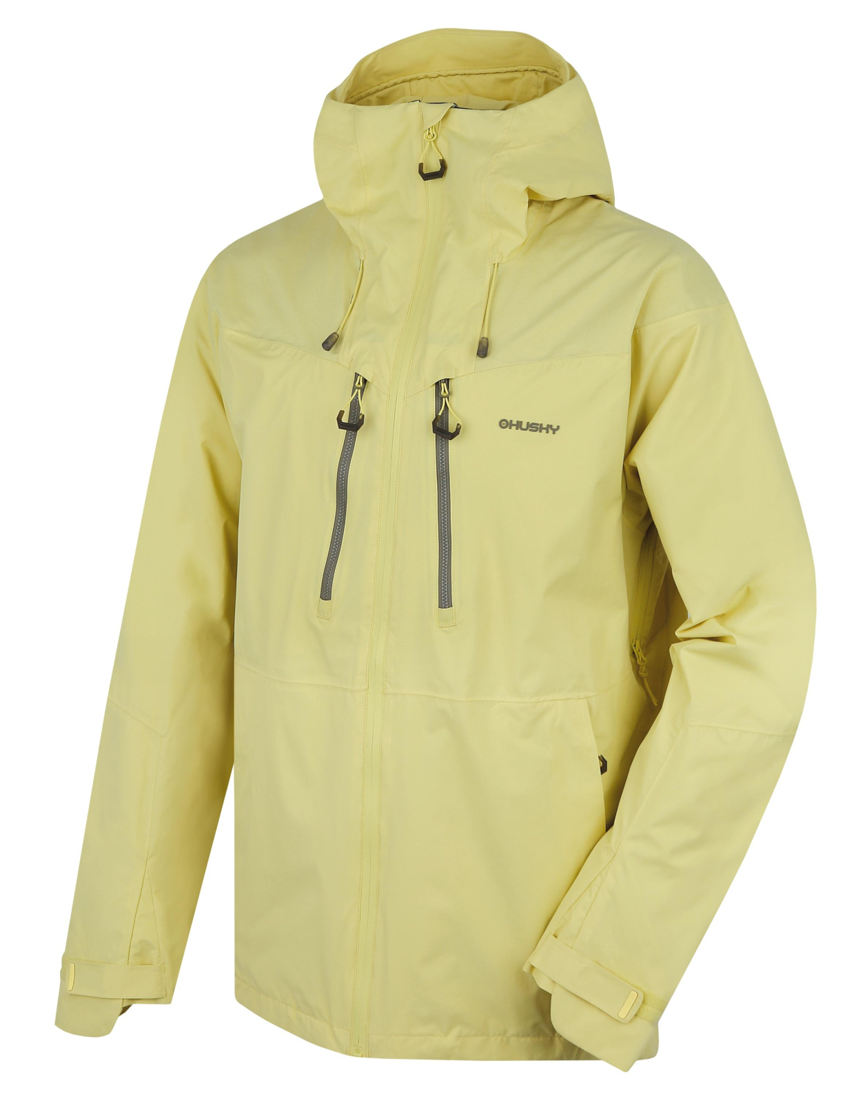 Husky Pánska hardshell bunda Nicker M light green Veľkosť: L