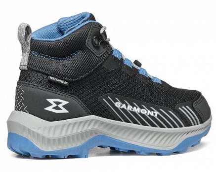 Garmont 9.81 KIDS PULSE MID WP black/coronet blue Veľkosť: 25