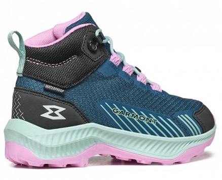 Garmont 9.81 KIDS PULSE MID WP corsair blue/lavender rose Veľkosť: 37 8056586234010