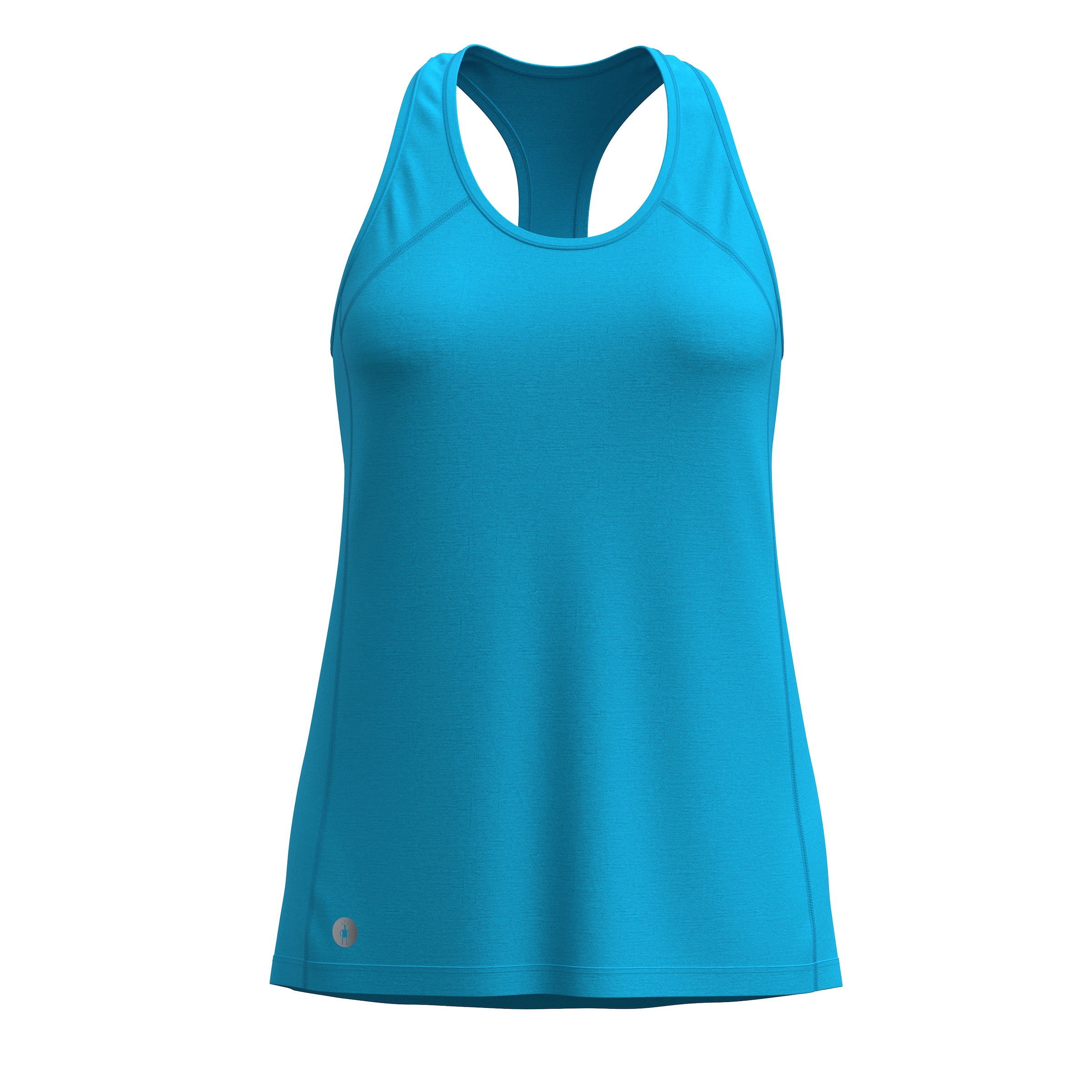 Smartwool W ACTIVE ULTRALITE RACERBACK TANK pool blue Veľkosť: XS dámske tričko