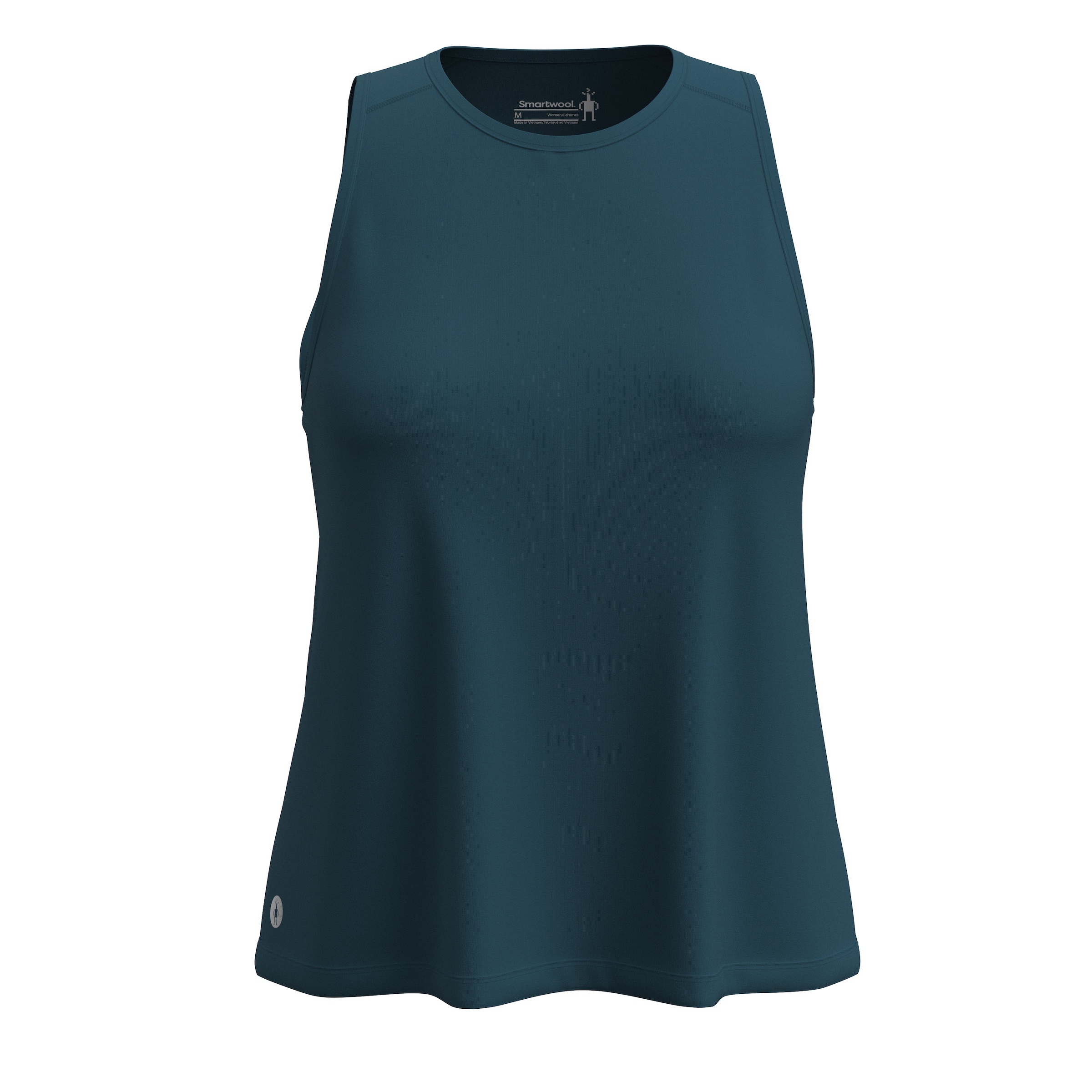 Smartwool W ACTIVE ULTRALITE HIGH NECK TANK twilight blue Veľkosť: XL