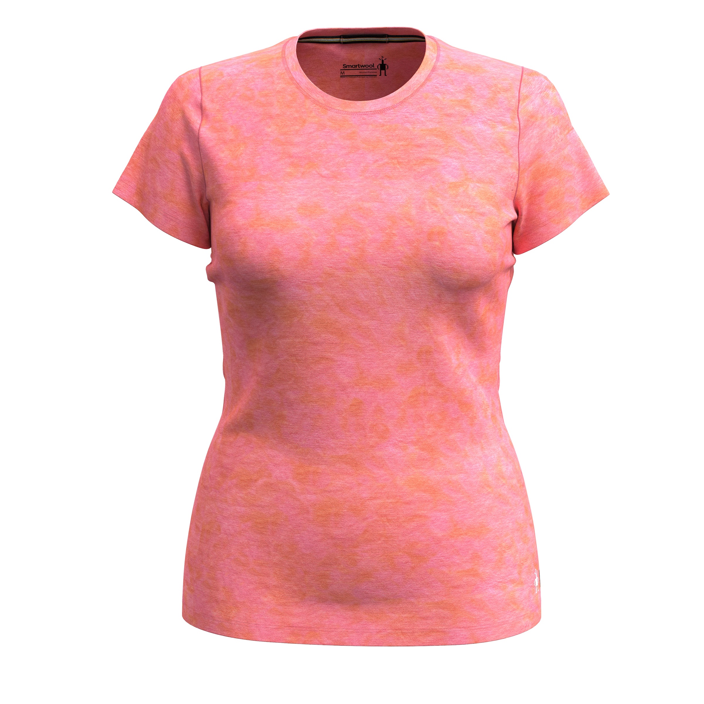 Smartwool W MERINO SHORT SLEEVE TEE guava orange wash Veľkosť: XS