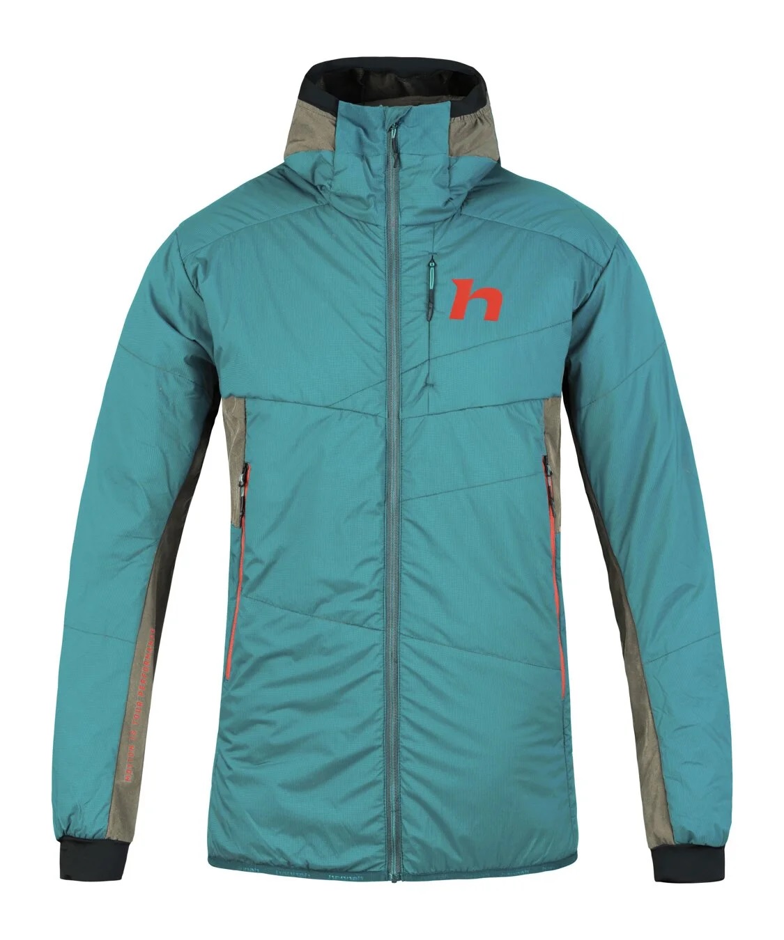 Hannah KECHU HOODY oil blue/burnt olive Veľkosť: L