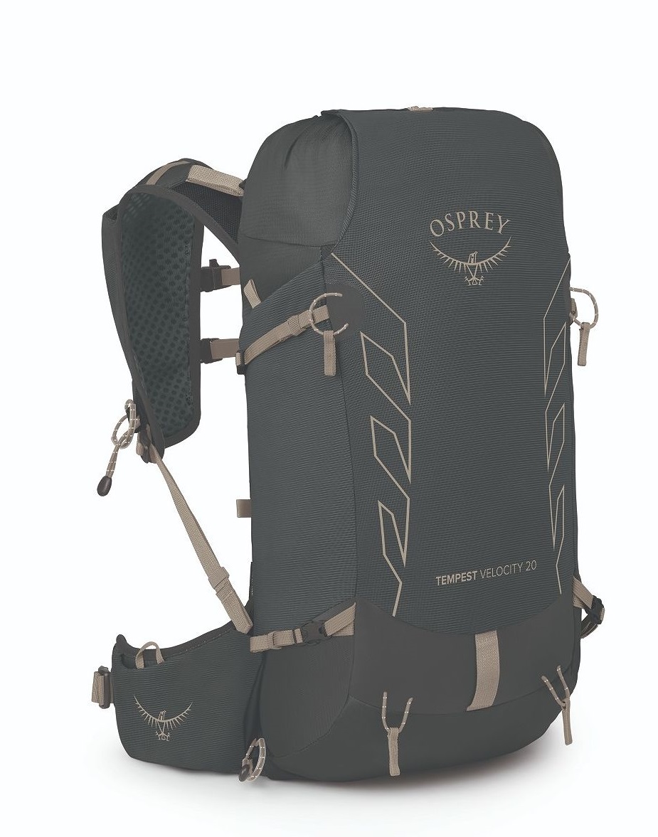 Osprey TEMPEST VELOCITY 20 dark charcoal/chiru tan Veľkosť: WXS/WS 843820178883