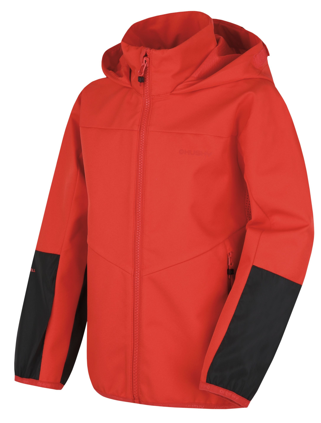 Husky Detská softshell bunda Sonny K red Veľkosť: 152-158