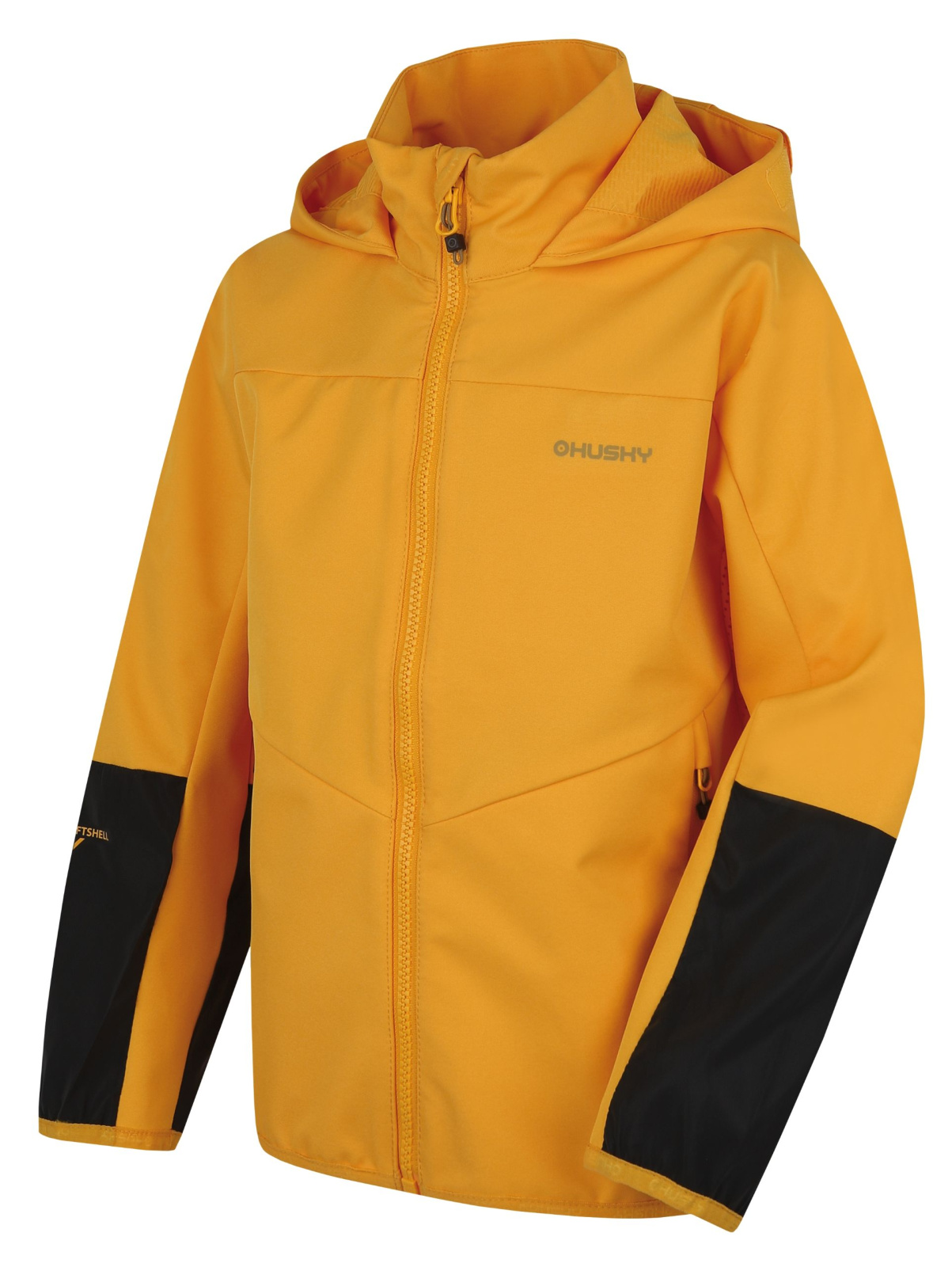 Husky Detská softshell bunda Sonny K yellow Veľkosť: 140-146